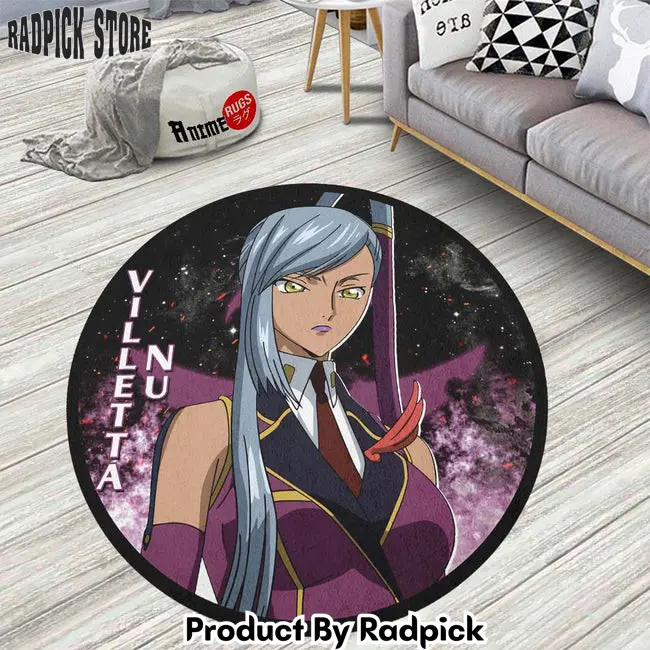 Villetta nu round rug custom code geass anime circle carpet  rp0002706